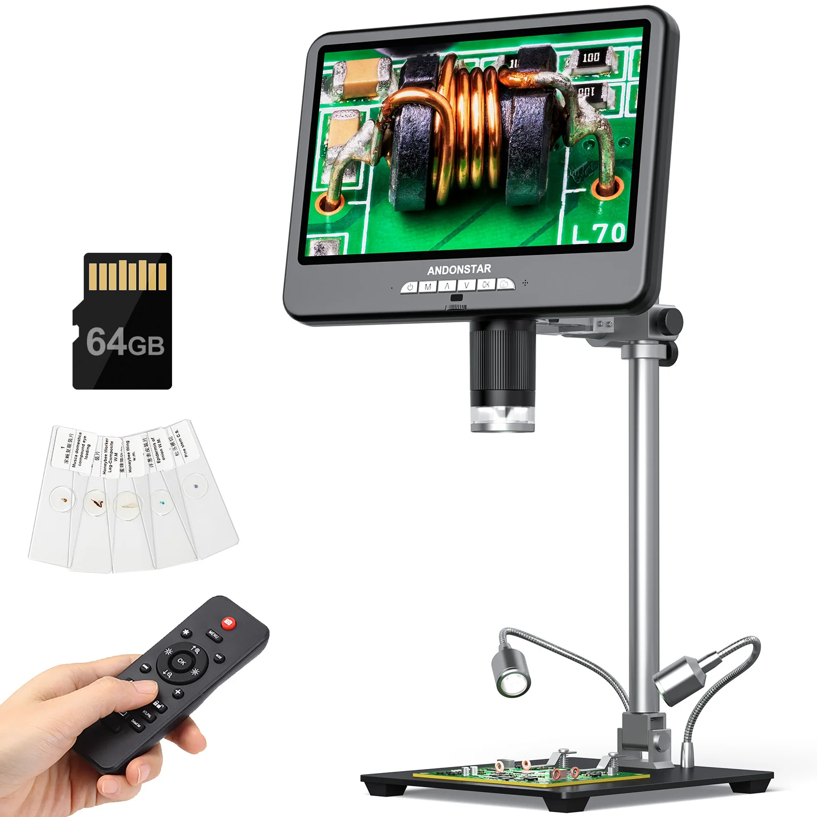 Electronic Repair - Microscopio Digital Andonstar AD210S-Pro 4K 60FPS