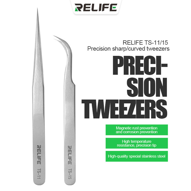 Electronic Repair Tutorial - RELIFE TS-11 TS-15 pinzas rectas curvadas