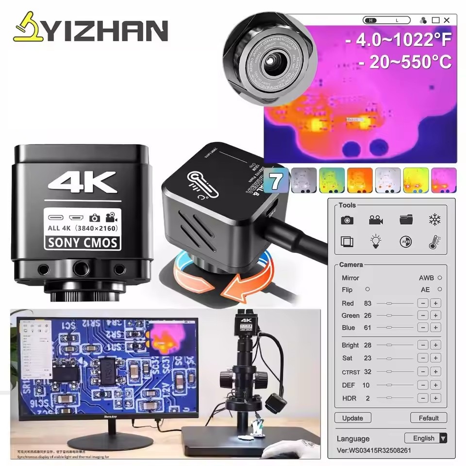 Electronic Repair - Cámara de Microscopio para Soldadura Electrónica