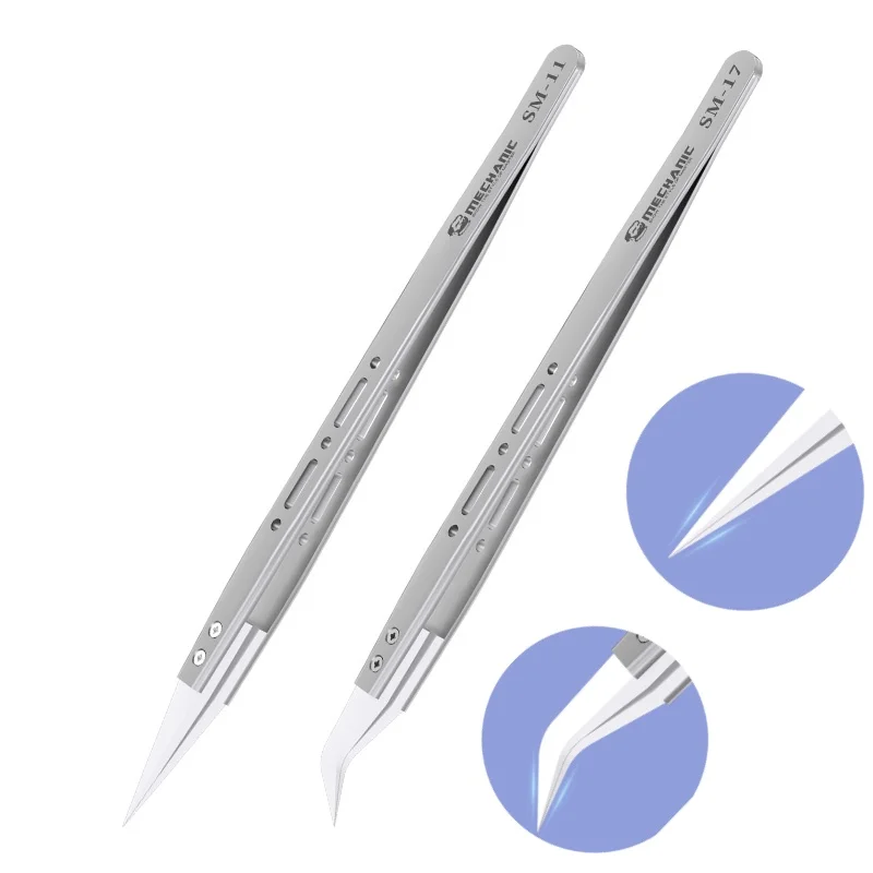 Pinzas mecánicas de cerámica d - Electronic Repair Tutorial reseña y precio