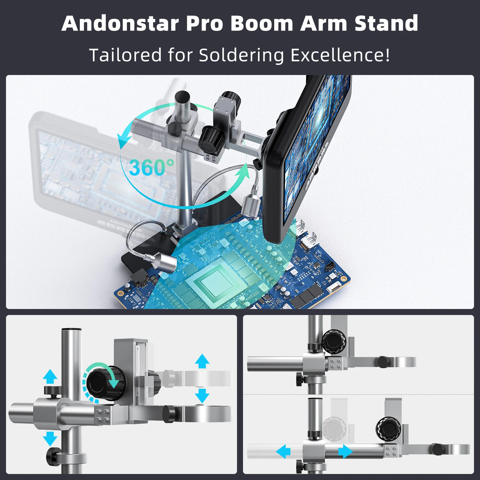 Microscopio Digital Andonstar  - Electronic Repair reseña y precio