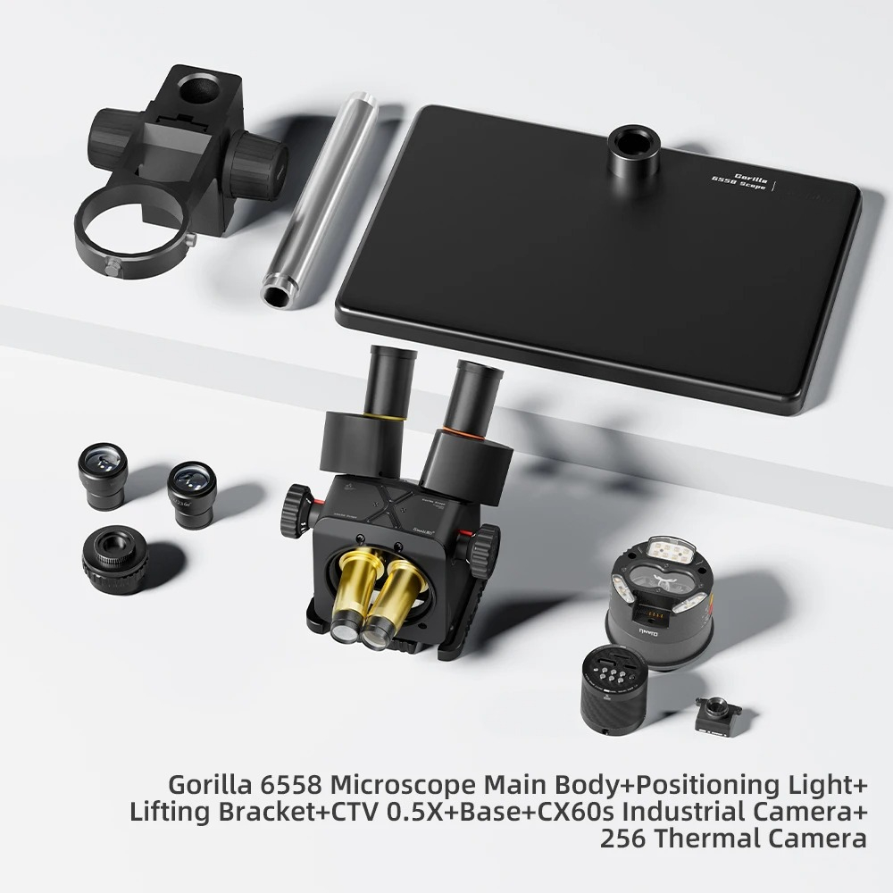 Microscopio Trinocular Qianli  - Electronic Repair reseña y precio
